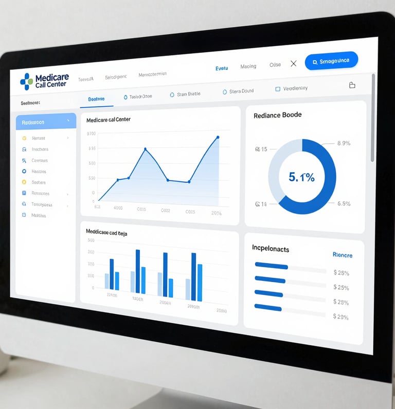 A professional dashboard displaying AI-driven compliance alerts and call analysis charts