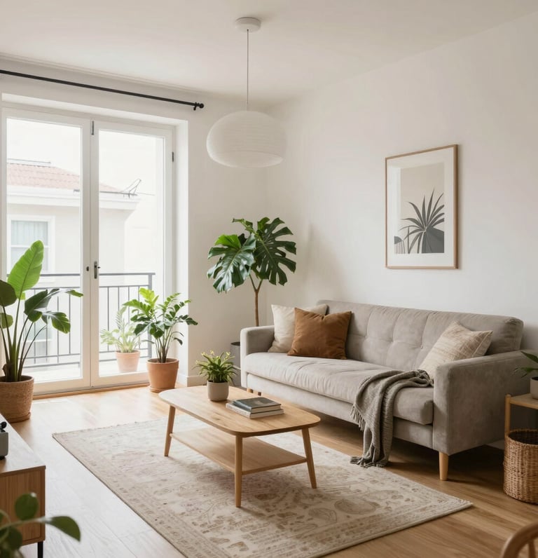 A sleek modern city skyline at sunset reflecting ambition and growth