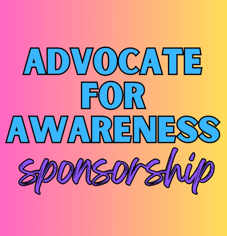 advocate for awareness sponsorship