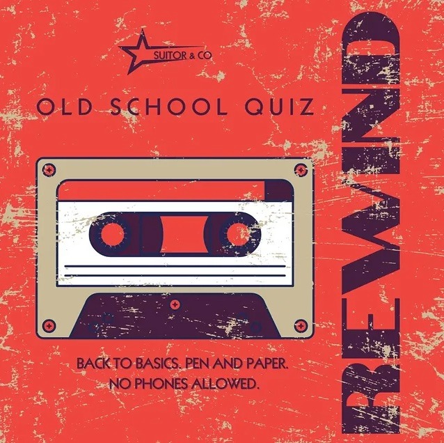 Old School Quiz invitation