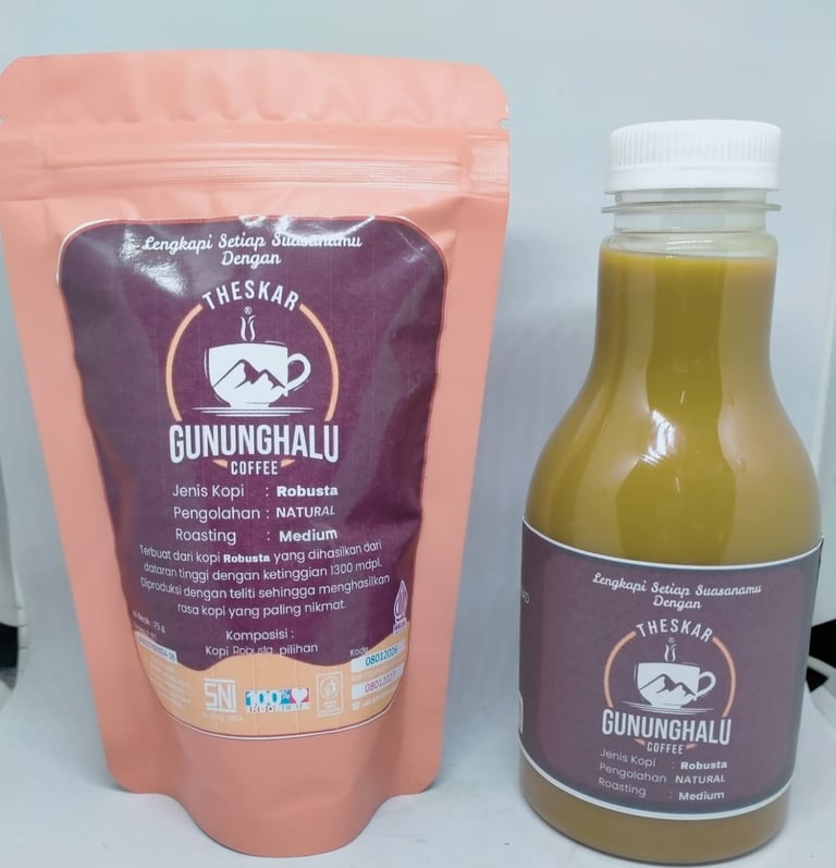 a bottle of sunflower tea and a bottle of sunflower