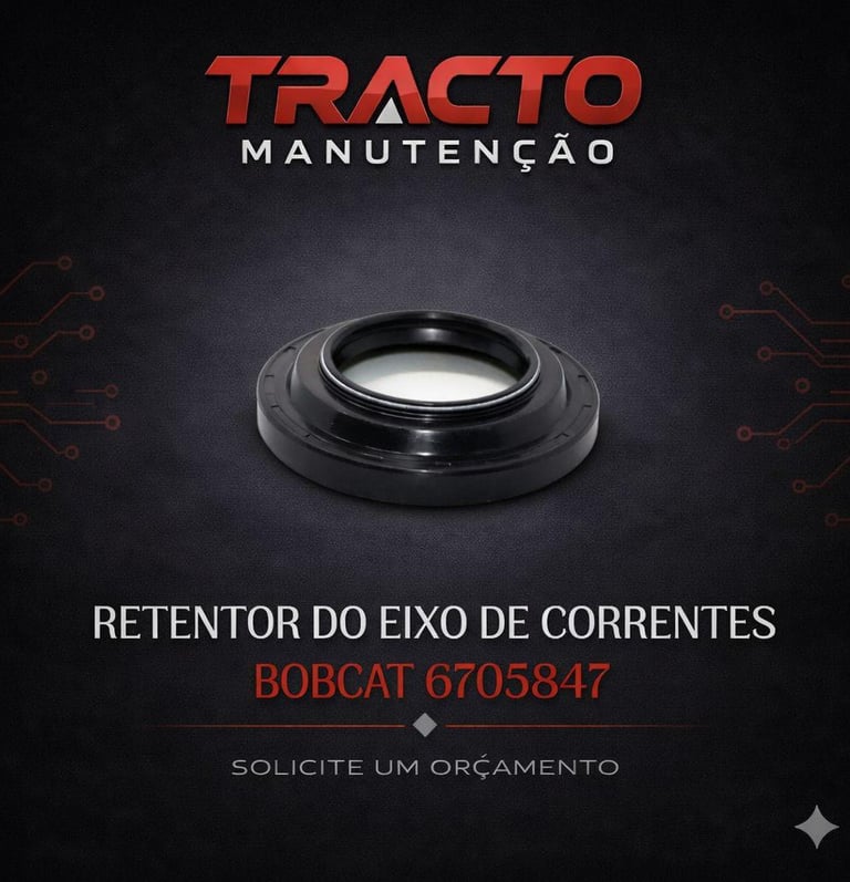 6705847 - Retentor do Eixo de Correntes Bobcat