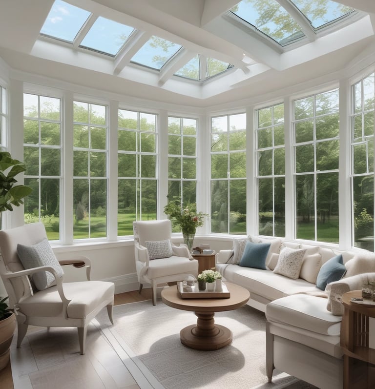 blue and white striped round textile