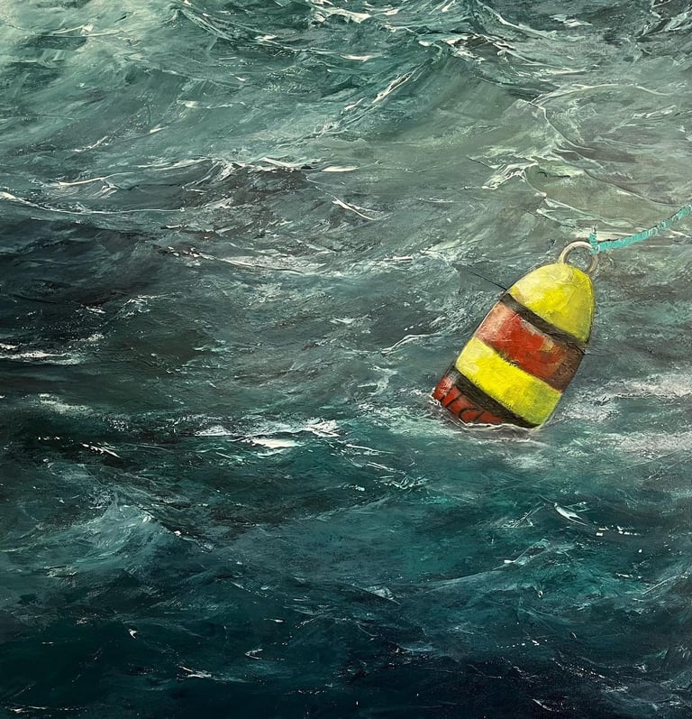 Untethered - Painting by MJ Dominey