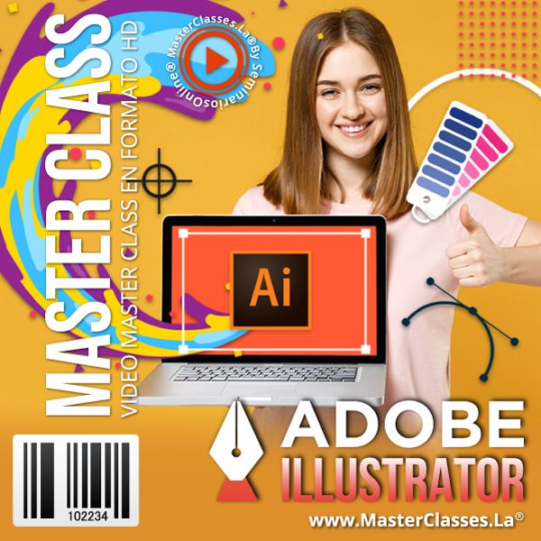curso Aprende a usar Adobe Illustrator para diseño gráfico profesional