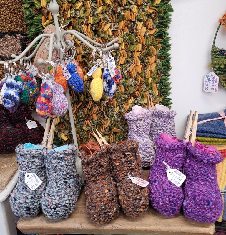 Eliza Conway baby bootees