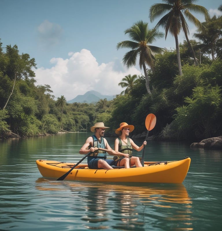 blue and white striped round textile