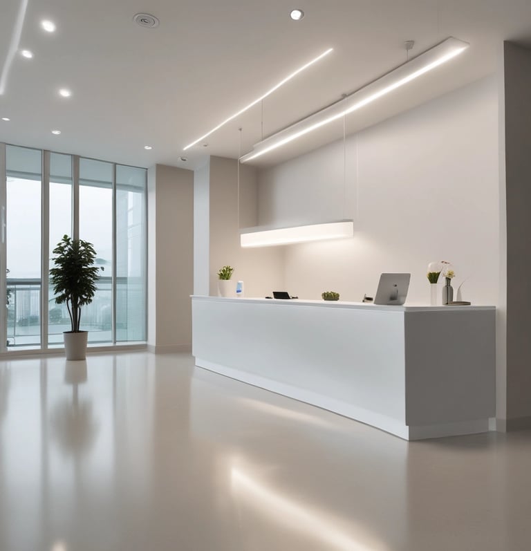 blue and white striped round textile