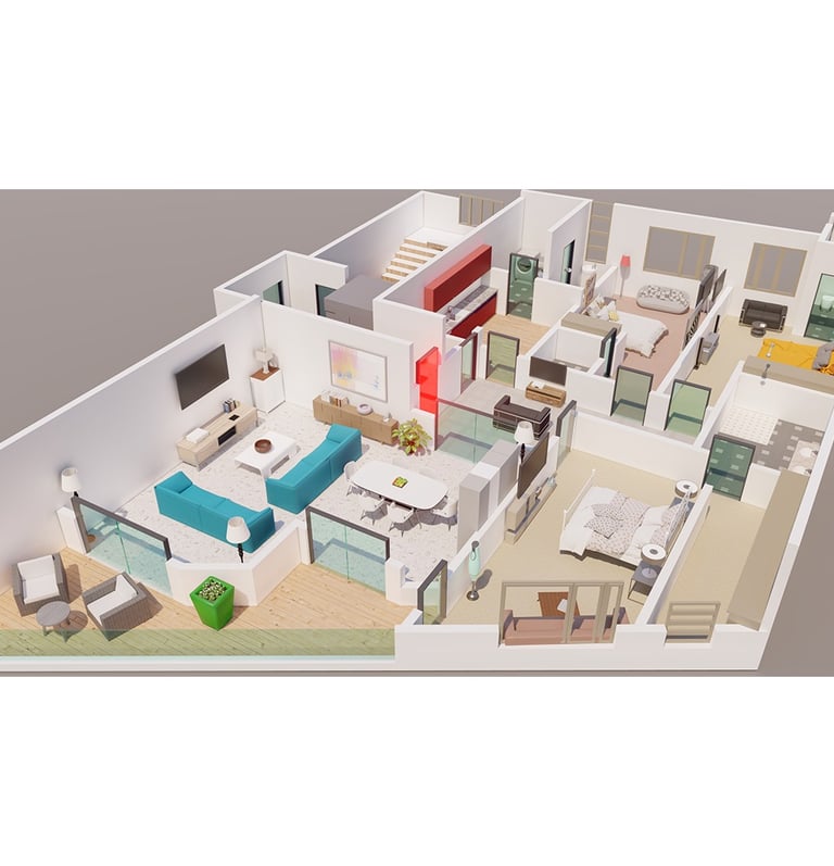 appartements F4 en vente à Dakar , point E