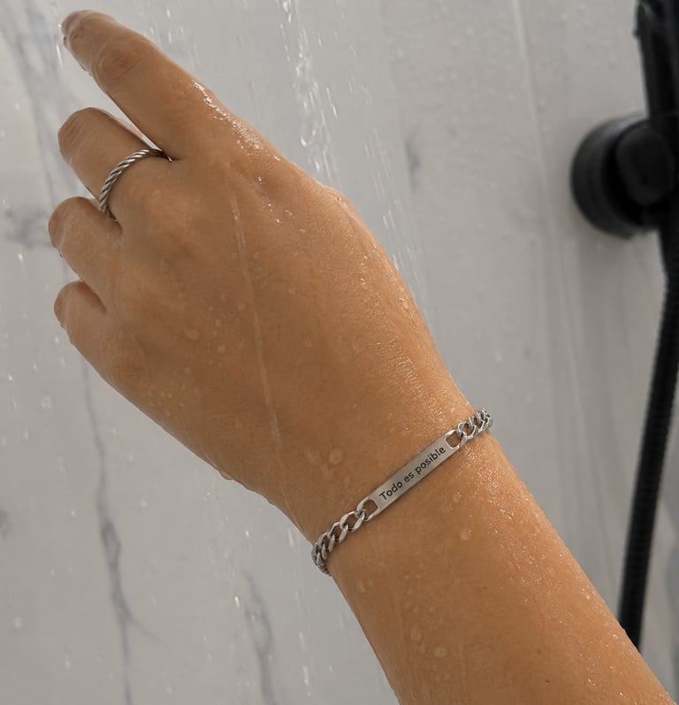 Pulsera de acero quirúrgico