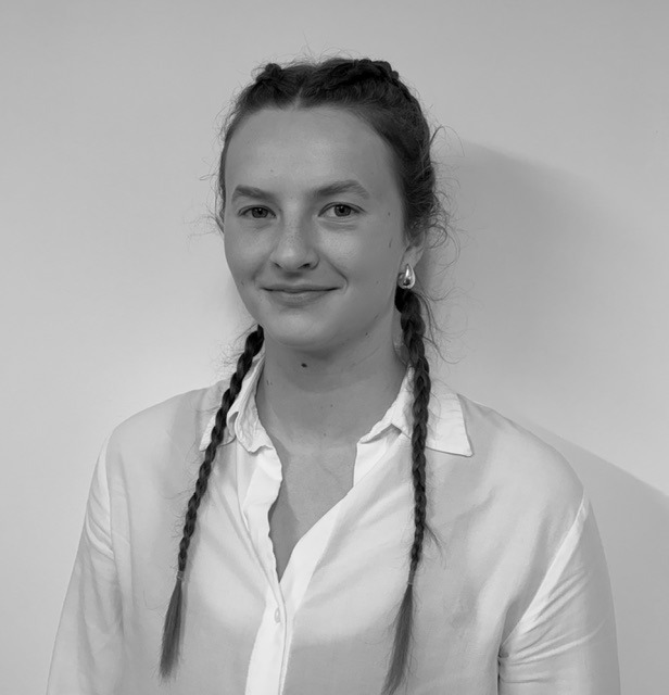 black and white headshot Helena Beadle 