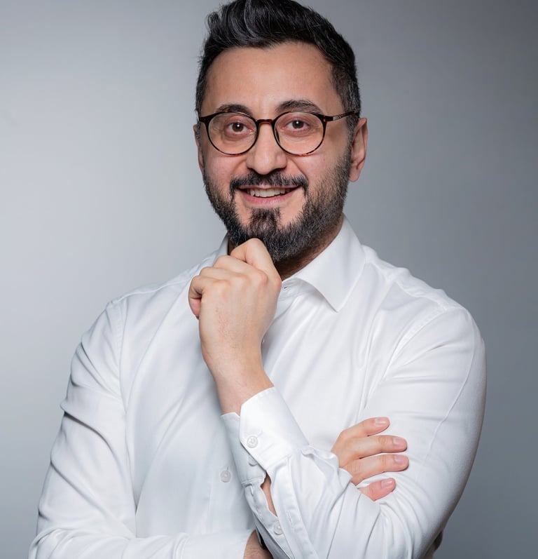 A portrait of trainer Darav Taha