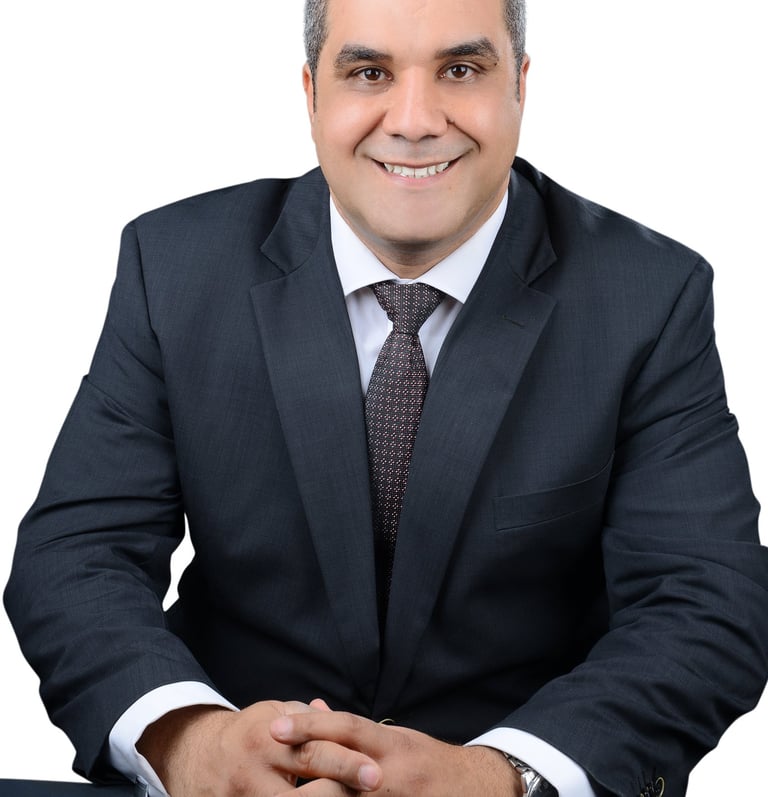 A portrait of trainer Khaled Mohamed Sadek