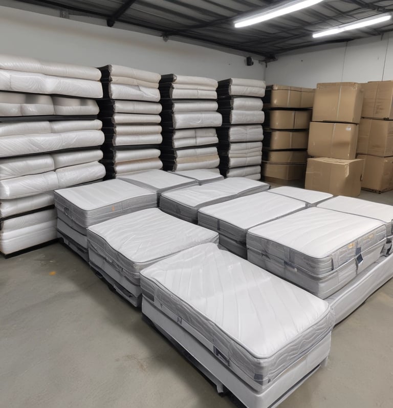 blue and white striped round textile