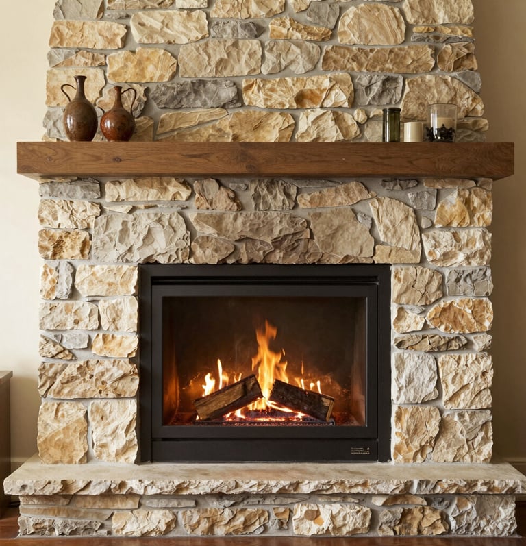 blue and white striped round textile