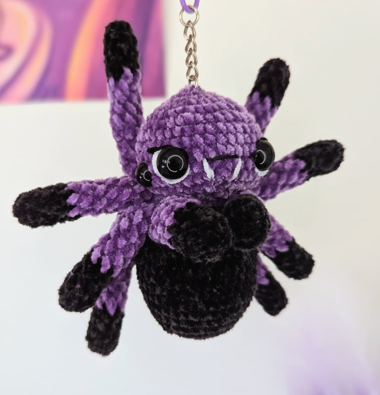 Tarantula plushie soft toy avicularia purpurea