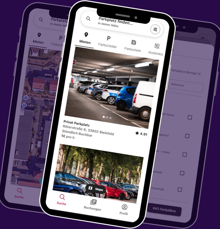 Ein Foto von der Wirparken App als Handy Format