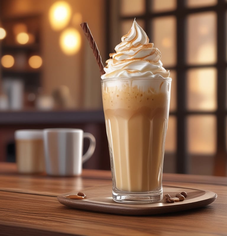 Indulge in a Coffee Caramel Milkshake Delight