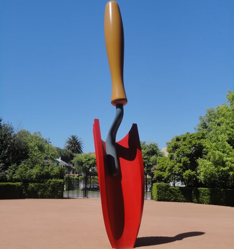 obra de Claes Oldenburg, Plantoir, 2001