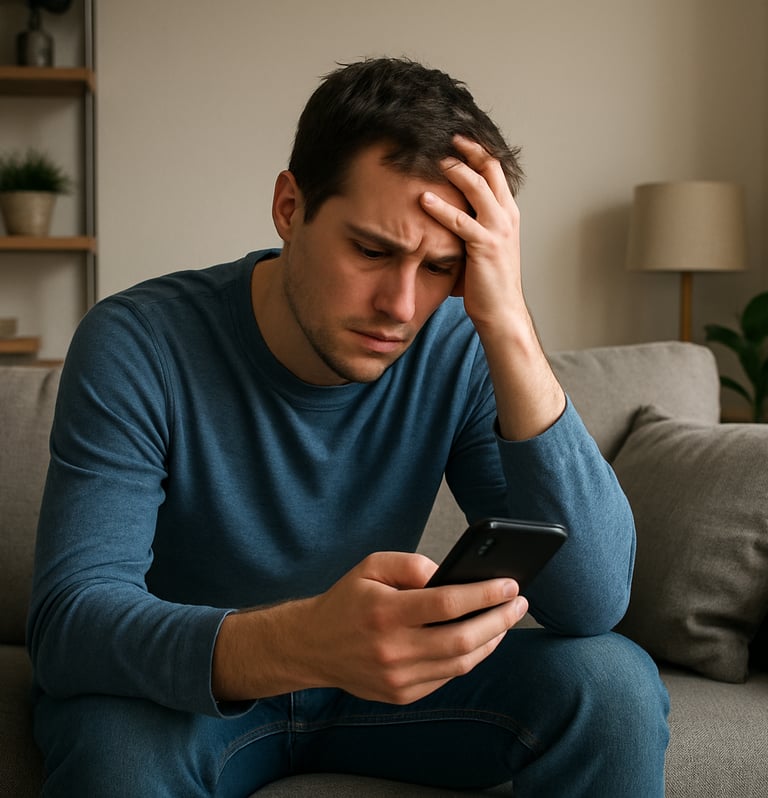 stress with loan debt
