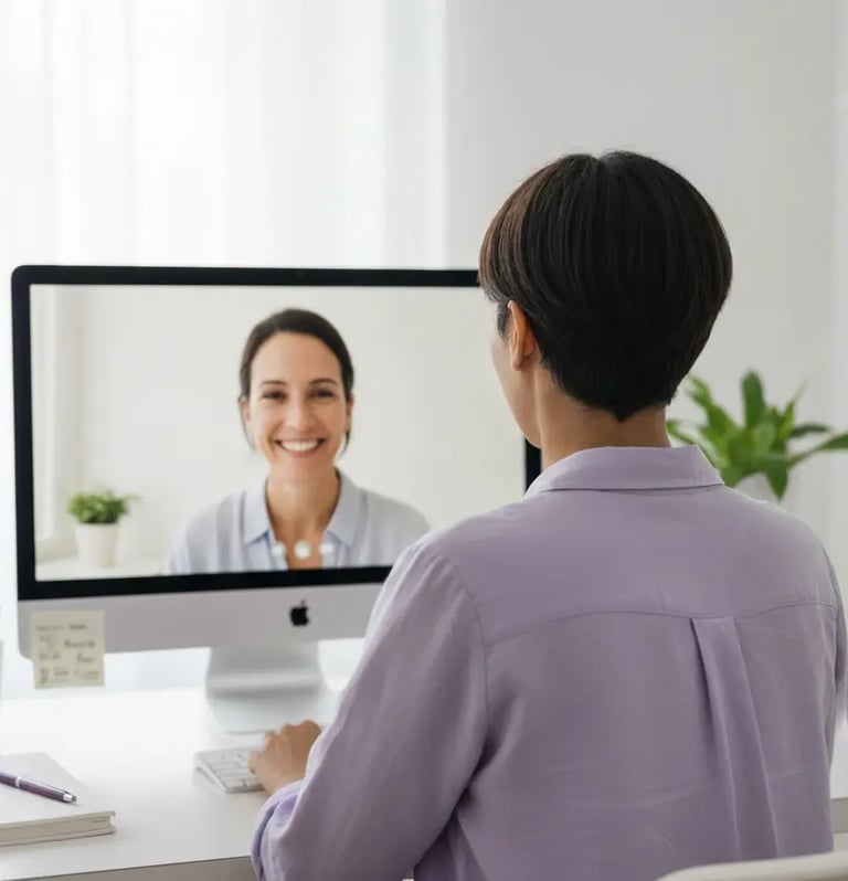 Consulenza branding consapevole online in videochiamata.