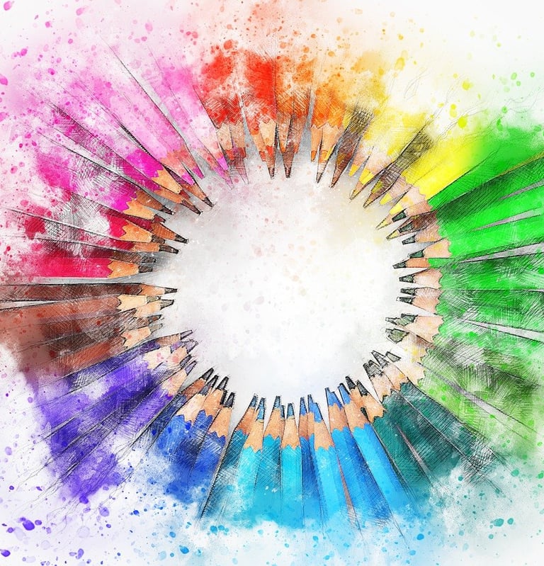 graphothérapie crayon toutes les couleurs