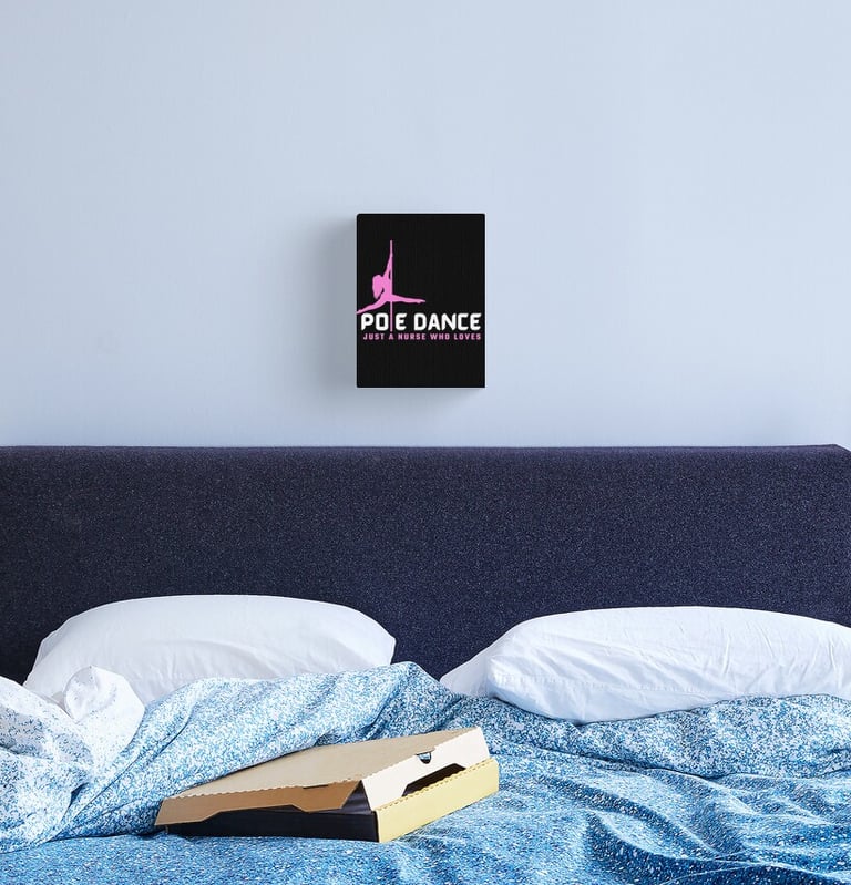 nurse pole dance canvas