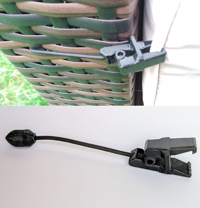 Outdoor Rattan Furniture Cushion Clip