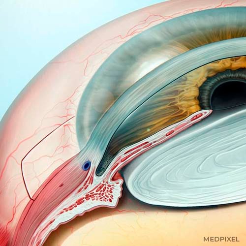 ilustracao medica oftalmologico