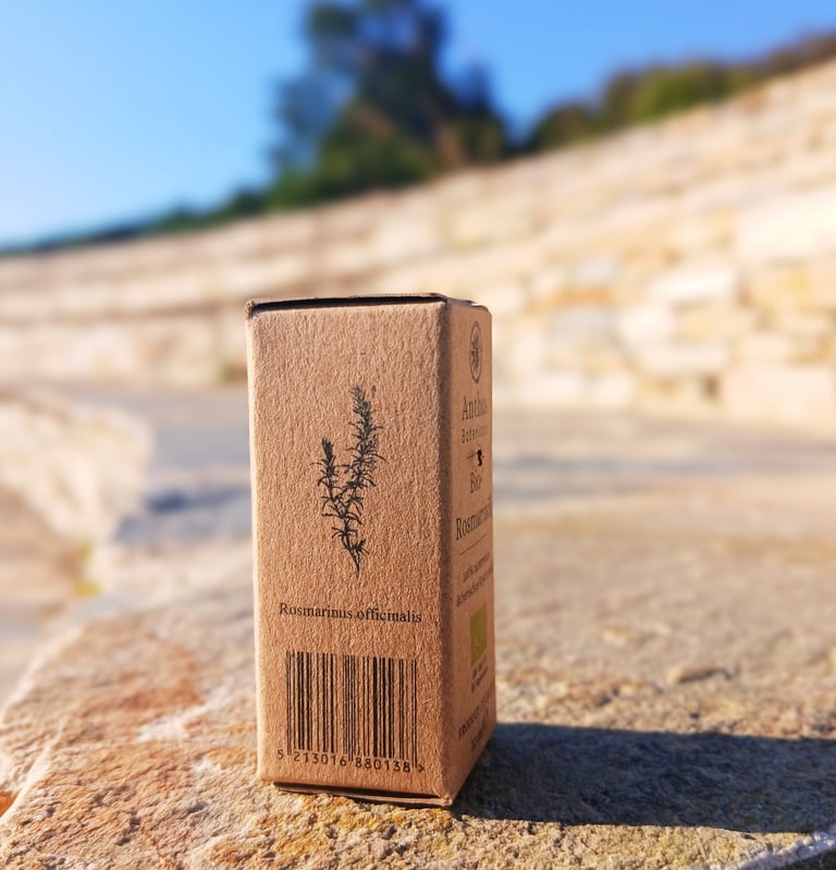 Greek rosemary essential oil organic Anthos Botanicals 2