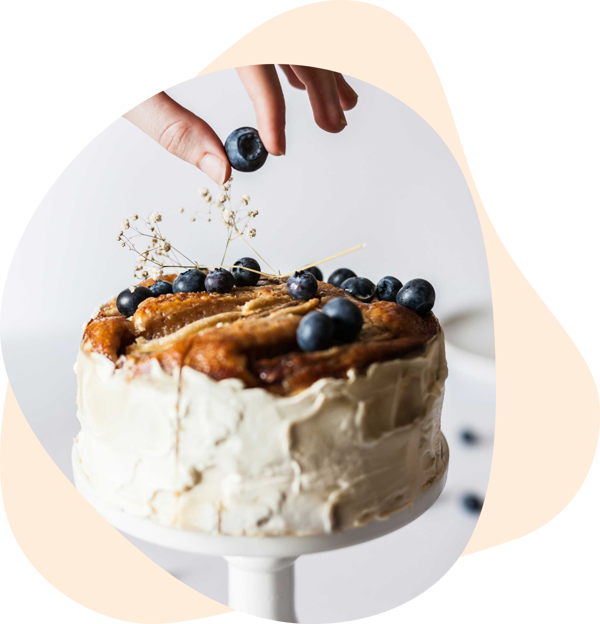Allergen-friendly custom cake