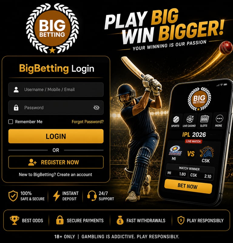 BigBetting Login