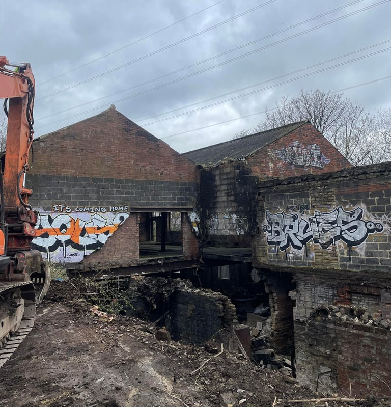 Calderdale Mill Demolition
