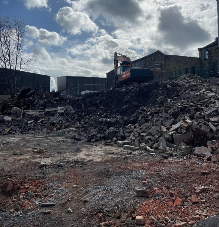 Calderdale mill demolition