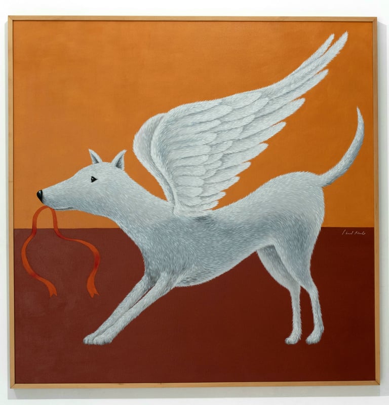 I Got Wings 2020, We are stardust series, 140x140cm