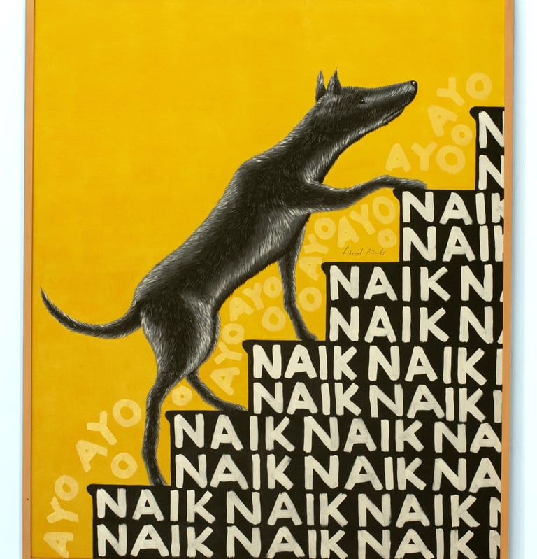 Naik 2020, We are stardust series, 120x100cm