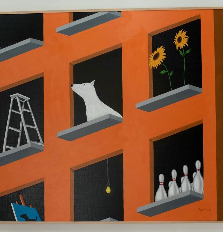 The Building 2021, We are stardust series, 160x200cm