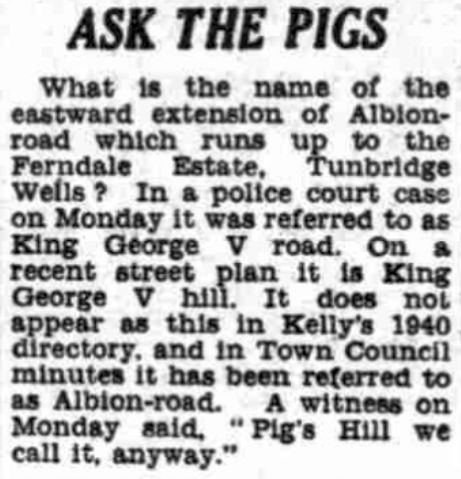 Pigs Hill, Tunbridge Wells TN1 2LE
