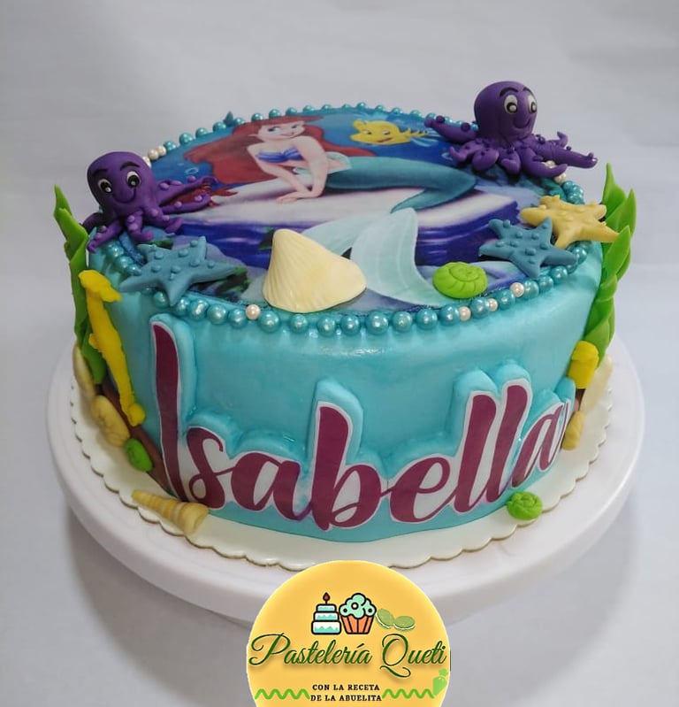 pasteleria queti torta personalizada sirenita niña lima peru
