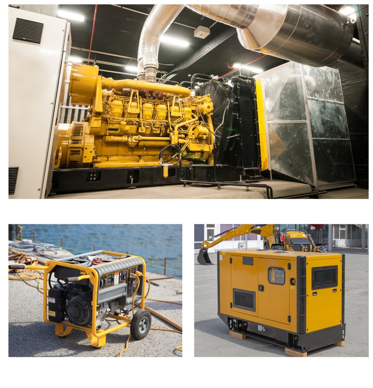 Industrial generator power system.