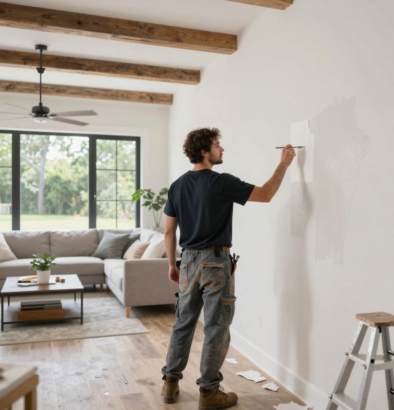 Bright living room with modern inventory