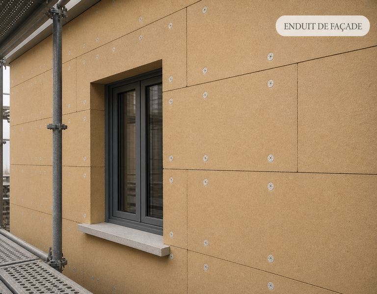  Isolation extérieure façade – panneaux fibre de bois