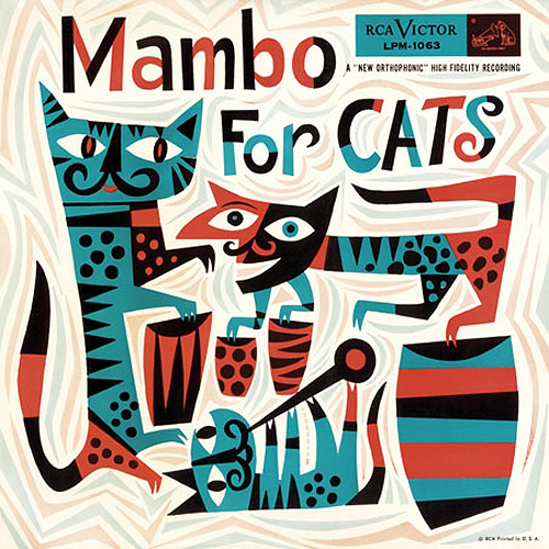 Mambo For Cats is an album cover designed by Jim Flora