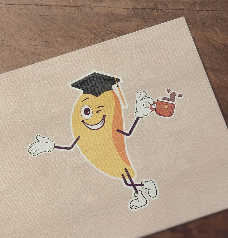 Exemple de mascotte CryptoFeel pour une séance de formation