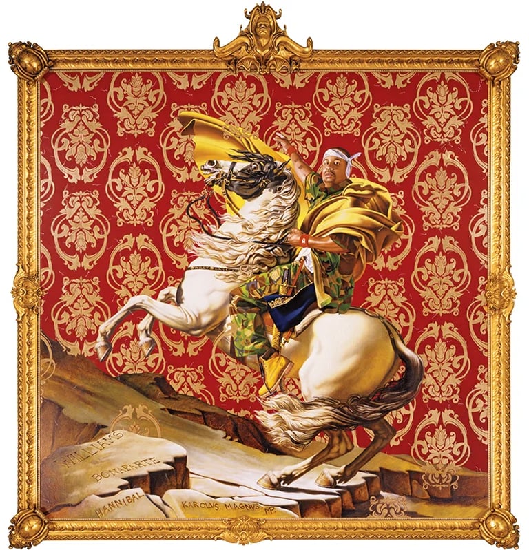 Kehinde Wiley, Napoleon Leading the Army over the Alps (2005)