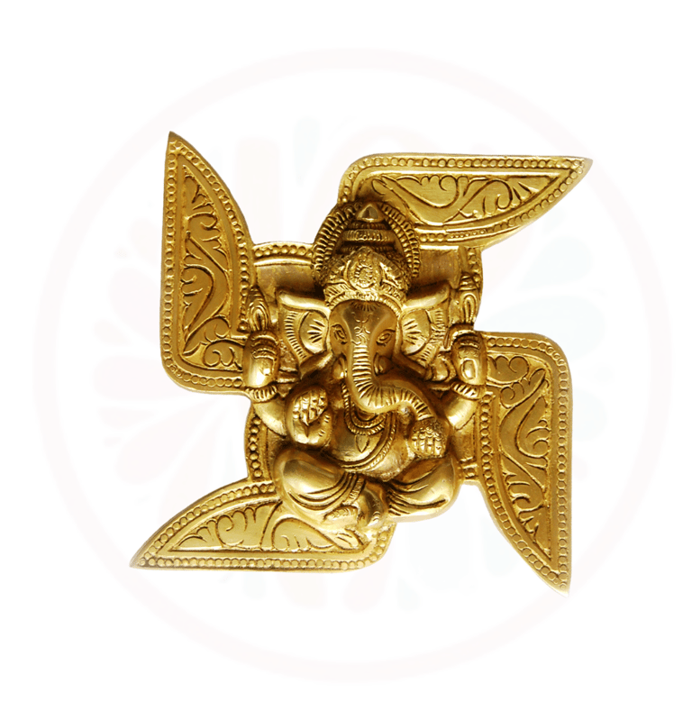 the Swastika made of brass offered by Prajjwal International Company. It effectively communicates th