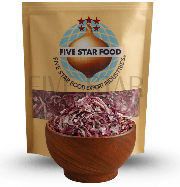 Dehydrated red onion kibbled/flakes exporter from India