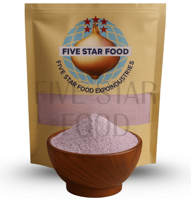 Dehydrated red onion powder exporter from India