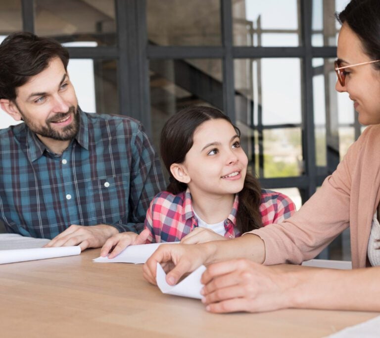 familia reunida peces