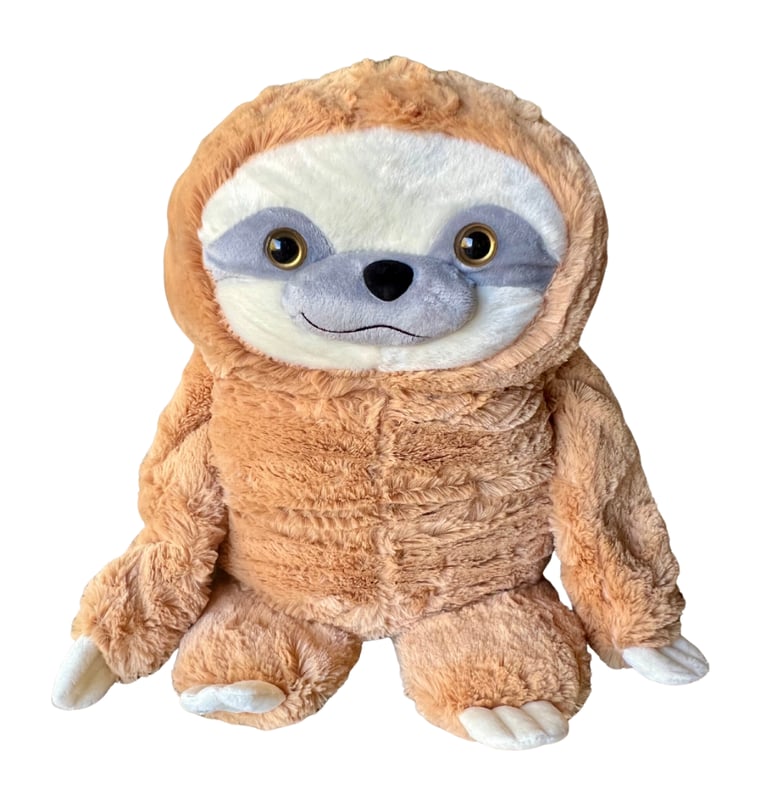 weighted stuffed animal sloth